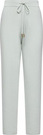 Moncler Moncler Wool & Cashmere Blend Cropped Jogging Pants, Women, Green, Size: Xs