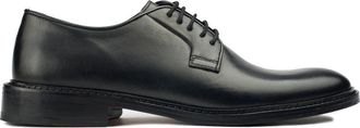 Sole Mens Ewer Derby Shoes - Black Leather - Size UK 11
