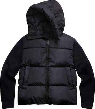 Canada Goose Hybridge Grove Wool Knit Down Hoodie