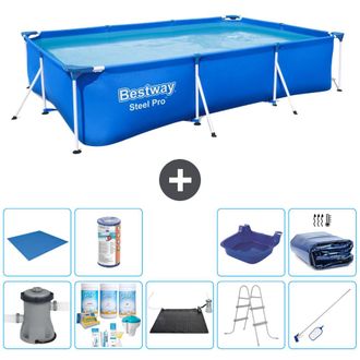 Bestway Piscina Bestway Steel Pro Rectangular - 300x201x66 Cm - 8-piezas S21573