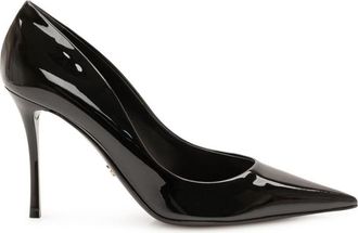 Dolce & Gabbana Black Leather Vernice Pumps