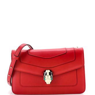 Bulgari Serpenti Forever Shoulder Bag Leather Small