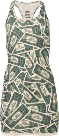 VETEMENTS Million Dollar mini dress - Green