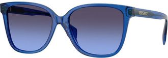 Versace VE4523 555079 Womens Sunglasses Blue Size 56
