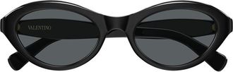 Valentino VG0008SA Asian Fit 001 Womens Sunglasses Size 53