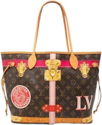 Louis Vuitton Pre-owned Trunks Neverfull MM - Dames - Vintage Shopper - Bruin - ONE Size - Leer - Vintage