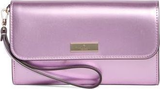 Kate Spade New York kenzie wristlet wallet in Quartz Pink at Nordstrom Rack