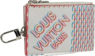 Louis Vuitton Pre-owned Wallets, female, White, Size: ONE SIZE Pre-owned Canvas Wallet