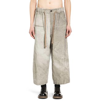 Ziggy Chen Cropped Drawstring Trousers