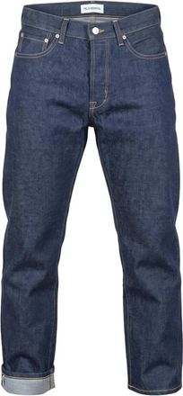 TELA GENOVA Italo Selvedge Jeans - Heren - Regular Fit Jeans - Blauw - W33 - Katoen - Jeans