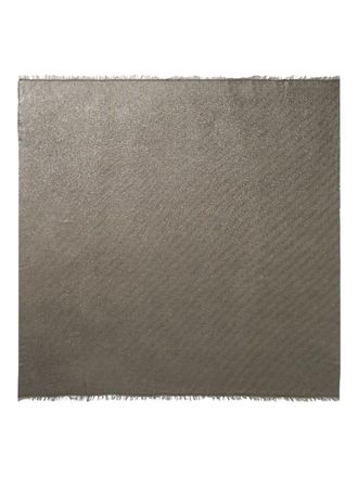 PESERICO metallic fringed scarf - women - Viscose/Modal/Polyester/Cotton/Wool - One Size - Brown