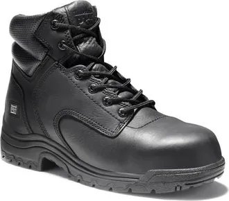Timberland TiTAN 6 Composite Toe Work Boot in Black at Nordstrom, Size 7.5