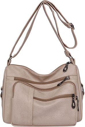 Generic Womens Cross-Body Bags Cross Body Bag Women for Work, Office Large Capacity Canvas Messenger Bag, Casual Shoulder Crossbody with Versatile Design for 