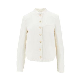 Emporio Armani Garment-dyed denim jacket Woman 42