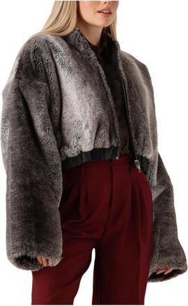 Est'seven Dames Jassen Kinski Wild Jacket - Dames - Jassen - Grijs - L - Polyester - Jassen
