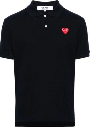 Comme Des Gar&ccedil;ons Polo Shirt - Heren - Polos - Blauw - XL - Nylon - Tops