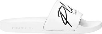 Philipp Plein Schoenen, unisex, Wit, 37 EU, Slipper