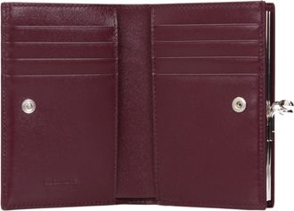 Jil Sander Leather Wallet - Burgundy