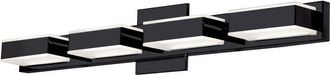 Dainolite 20W LED Wall Vanity, Matte Black Finish