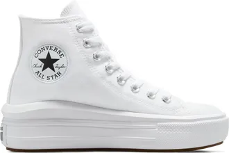 Converse Chuck Taylor All Star Move Womens White Platform Shoes ZOGG2996