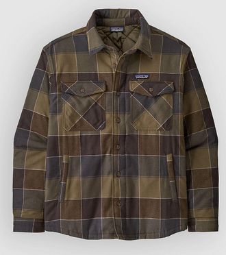 Patagonia LW Insulated Fjord Flannel Camisa verde