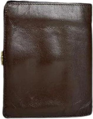 Gucci Pre-owned Compact Wallet - Dames - Vintage Accessoires - Bruin - ONE Size - Leer - Vintage