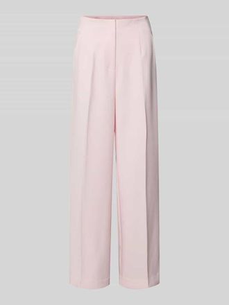 Forever New Wide Leg Hose mit B&uuml;gelfalten Modell Lee in Hellrosa, Gr&ouml;&szlig;e 32