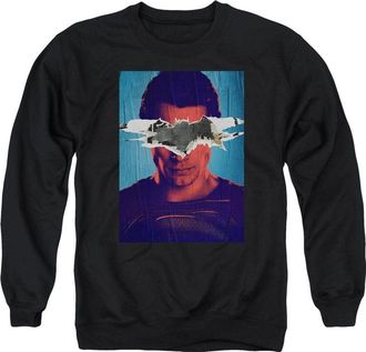 Gildan Batman V Superman Superman Poster Adult Crewneck Sweatshirt