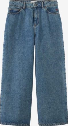 Balzac Paris Ausgewaschene Jeans mit verk&uuml;rztem weitem Bein Romeo Bleu Vintage