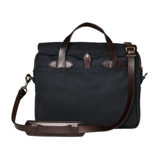 Filson Stevige Twill Leren Aktetas - unisex - Laptoptassen - Blauw - ONE Size - Leer - Tassen