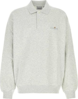 Carhartt Work in Progress Light Grey Logo Sweatshirt