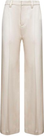 Brunello Cucinelli Brunello Cucinelli Womens Wide-leg Trousers - Ivory - Size EU 44 (Womens)