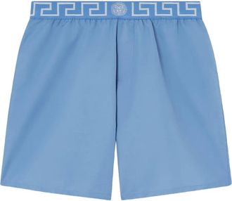 Versace Greca Border swim shorts - Blue