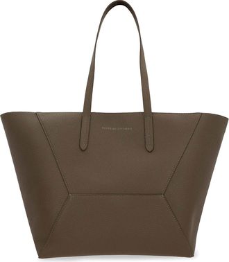 Brunello Cucinelli Bc Duo Shoulder Bag In Hammered Leather