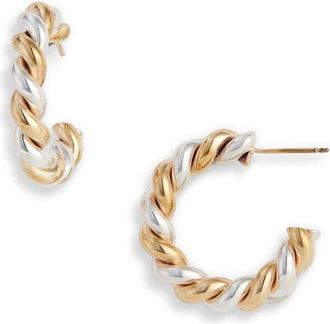 Laura Lombardi Mella Multi Hoop Earrings in Silver at Nordstrom