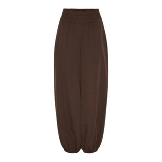 Notyz Pantaloni Classici a Gamba Dritta - - Trousers - Donna - Marrone - S