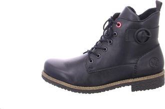 Rieker Veterboots - Dames - Schoenen - Zwart - Maat: 41 EU Leer