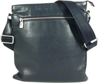 Louis Vuitton Pre-owned Pochette Schoudertas - unisex - Vintage Schoudertas - Blauw - ONE Size - Leer - Vintage