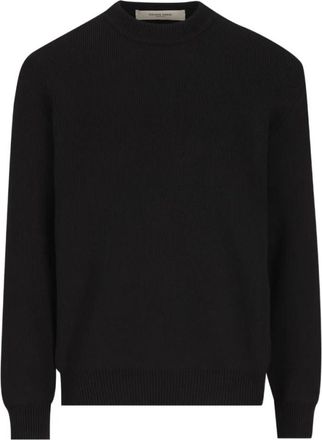 Golden Goose Golden Crewneck Sweater - Heren - Ronde hals truien - Zwart - XL - Katoen - Truien & Vesten