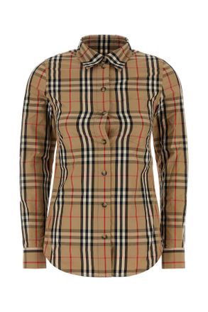 Burberry Embroidered Cotton Shirt