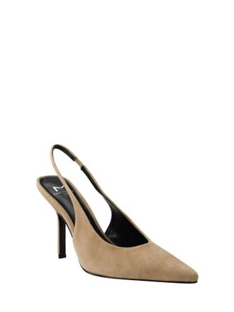 Marc Fisher Emalyn Suede Pump In Natural