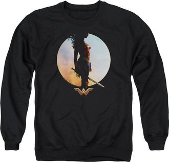 Gildan Wonder Woman Movie Wisdom And Wonder Adult Crewneck Sweatshirt