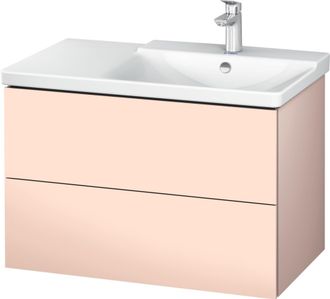 Duravit Duravit L-cube Mueble De Pared De 820mm De Ancho, Profundidad 481, 2 Cajones, Cabe p3 Comfort Art&iacute;culo 233485, Derecho De Cuenca, Color: Albaricoque P