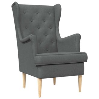 vidaXL Sill&oacute;n Gris Oscuro Tela Vidaxl