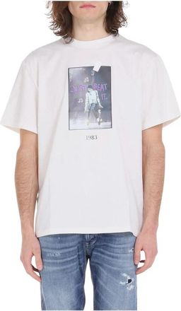 Throwback T-shirts - Heren - T-shirts - Wit - M - Katoen - Tops