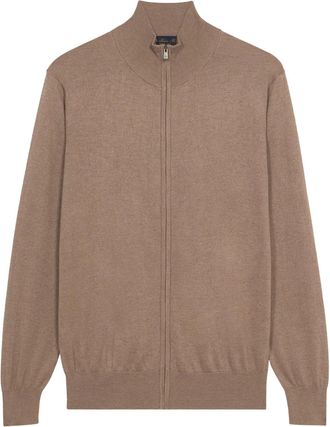 Brooks Brothers Cardigan con zip - Toni neutri