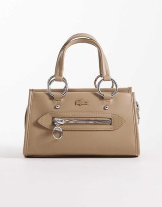 Lacoste Borsa a mano beige-Neutro