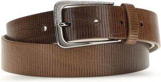 Brunello Cucinelli Brown Calf Leather Bos Taurus Regular Womens Belt