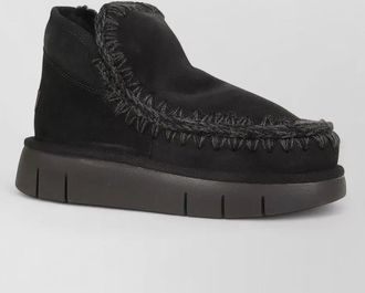 Mou shearling ankle-length slip-on slippers