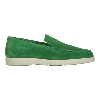 Moorer Schoenen, Dames, Groen, 38 EU, Leer, Leren Moccasins
